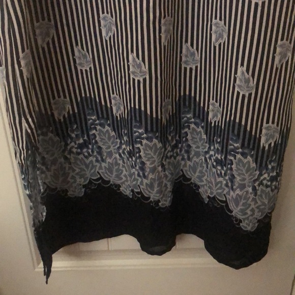 Maxi Dress/Navy and white - Picture 2 of 10